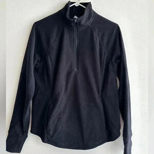 Old Navy Go-Warm Micro Performance Fleece 1/4-Zip Sweatshirt, Black Jack, M